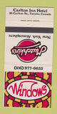 Matchbook Cover - Carlton Inn Hotel Toronto ON Mutchkins 30 Strike