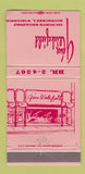 Matchbook Cover - Gene Wakefield Milwaukee WI 30 Strike