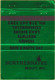 Matchbook Cover - Northernaire Realty Walker MN WEAR 40 Strike