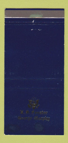 Matchbook Cover - US Senator George Murphy WEAR 30 Strike