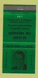 Matchbook Cover - Richard Nixon for President Torrance CA 1972 GREEN 30 Strike
