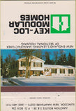 Matchbook Cover - Key Loc Modular Homes Trailers Suncook NH 40 Strike
