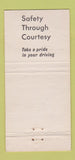 Matchbook Cover - AA Service Auto London UK 30 Strike