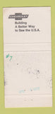 Matchbook Cover - Ed Houser Chevrolet Peoria IL 30 Strike