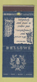 Matchbook Cover - Bellows Liquors New York City WEAR 30 Stick