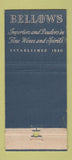 Matchbook Cover - Bellows Liquors New York City WEAR 30 Stick