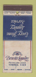 Matchbook Cover - Brewster Laundry WEAR 21 Strike Feature