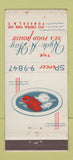 Matchbook Cover - Hyde A Way Seafood Y onkers NY WEAR 30 Stick