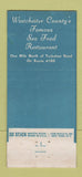 Matchbook Cover - Hyde A Way Seafood Y onkers NY WEAR 30 Stick