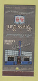 Matchbook Cover - Brass Rail Restaurant Bangor ME 21 Strike Feature