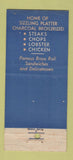 Matchbook Cover - Brass Rail Restaurant Bangor ME 21 Strike Feature