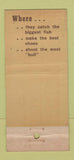 Matchbook Cover - Cushco Cafeteria Auburn NY 21 Strike Feature