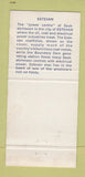 Matchbook Cover - Saskatchewan Tourism Regina SK Estevan 30 Strike
