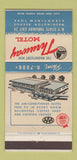 Matchbook Cover - Thruway Motel Albany NY 30 Strike