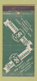 Matchbook Cover - The Saxony Cafeteria Newark NJ WEAR 30 Stick