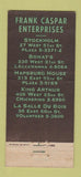 Matchbook Cover - La Salle Du Bois New York City WEAR 21 Strike Feature