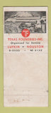 Matchbook Cover - Texas Foundries Lufkin TX 21 Strike Feature