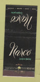Matchbook Cover - Narco Rayon Yarn 30 Stick