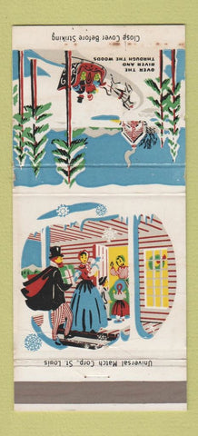 Matchbook Cover - DTL Measuring Tools Christmas 30 Strike