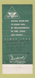 Matchbook Cover - DTL Measuring Tools Christmas 30 Strike
