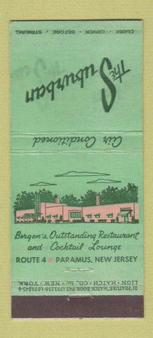 Matchbook Cover - The Suburban Paramus NJ 21 Strike Feature