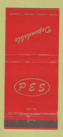 Matchbook Cover - Philadelphia Employment Service PA 30 Stick