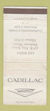Matchbook Cover - Les Bierk Cadillac Elmhurst IL WEAR 30 Strike