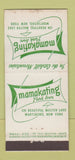 Matchbook Cover - Mamakating Park Inn Wurtsboro NY 21 Strike Feature