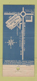 Matchbook Cover - French Village Motel Montreal QC 21 Strike Feature