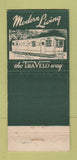 Matchbook Cover - Travelo Coach Raymond Products Saginaw MI WEAR 30 Stick