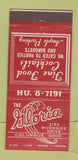 Matchbook Cover - Gloria Restaurant Columbus OH 30 Strike