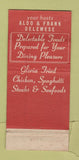 Matchbook Cover - Gloria Restaurant Columbus OH 30 Strike