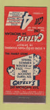 Matchbook Cover - Gately's Clothes Detroit MI 21 Strike Feature