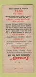 Matchbook Cover - Gately's Clothes Detroit MI 21 Strike Feature