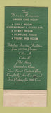 Matchbook Cover - Johnson's Hummocks Seafood Providence RI 30 Stick