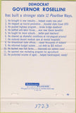 Matchbook Cover - Albert Roselli Governor Washinton State WEAR 40 Strike