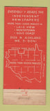 Matchbook Cover - Charles Webster Publishing Chicago IL WEAR  21 Strike Feature