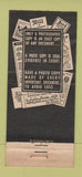 Matchbook Cover - Renninger & Graves Philadelphia PA  21 Strike Feature