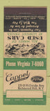 Matchbook Cover Cappel Ford Richmond Hill NY Mercury Lincoln 21 Strike Feature