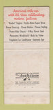 Matchbook Cover - Oldsmobile Rocket Vincent Neu Davenport IA 30 Strike