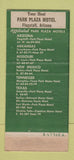 Matchbook Cover - Park Plaza Hotel Flagstaff AZ WEAR 30 Strike