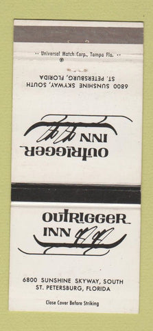 Matchbook Cover - Outrigger Inn St Petersburg FL 30 Strike