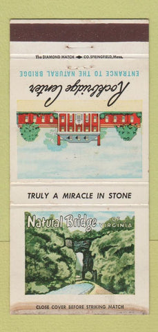Matchbook Cover - Rockbridge Center Natural Bridge VA WEAR 30 Strike