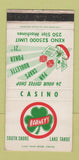 Matchbook Cover - Barney's Casino Lake Tahoe NV WEAR 30 Strike