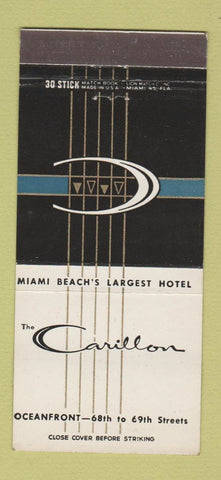 Matchbook Cover - Carillon Miami Beach FL 30 Stick