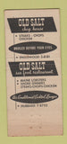 Matchbook Cover - Old Salt Seafood Englewood Cliff Paramus NJ 21 Strike Feature