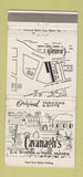 Matchbook Cover - Cavanagh's St Thomas Virgin Islands 30 Strike