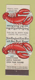 Matchbook Cover - New England Raw Bar Miami FL Feature Contour