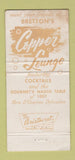 Matchbook Cover - Bretton's Bali Hai Kansas City MO girlie 30 Strike