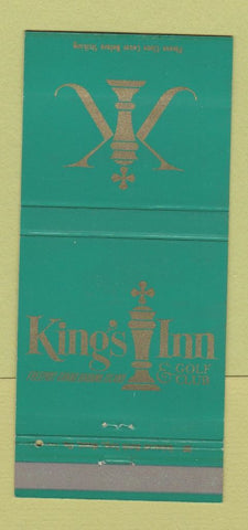 Matchbook Cover - King's Inn Golf Club Freeport Bahamas 30 Strike